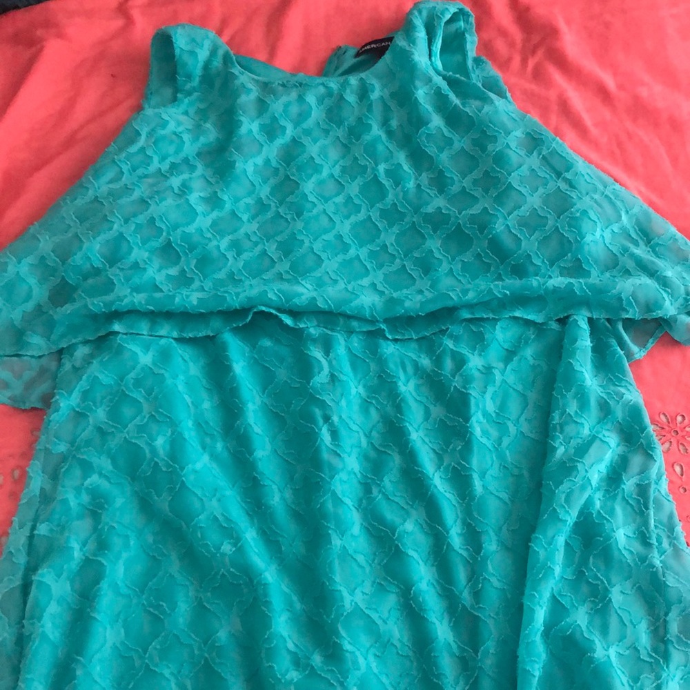 Worn once, smoke free home,sea foam green